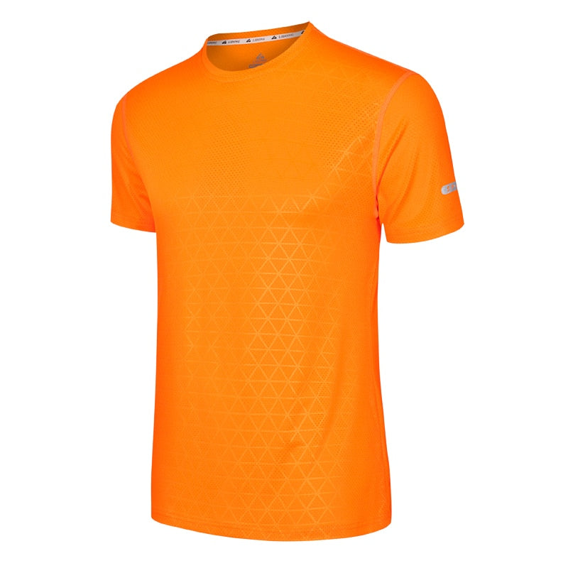 Gym Shirts Men Trainning Run Football Jerseys Workout Causal 3D Print Quick Drying Tee Compression Summer New Fashion T Shirts