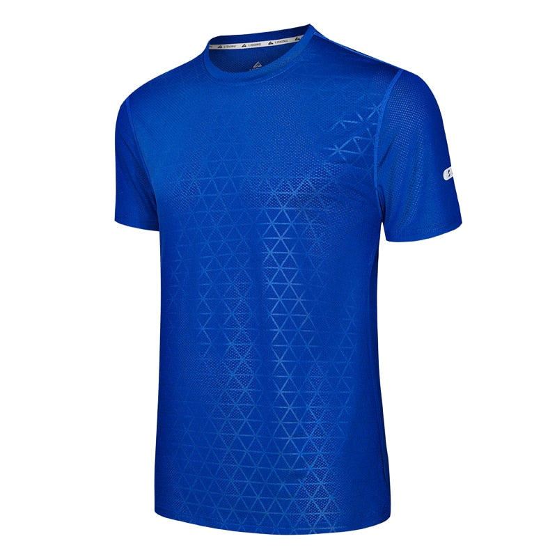Gym Shirts Men Trainning Run Football Jerseys Workout Causal 3D Print Quick Drying Tee Compression Summer New Fashion T Shirts