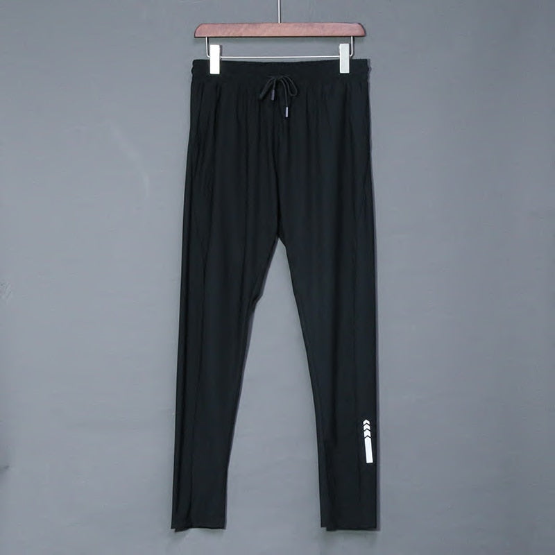 Summer Thin Men's Jogging Sweatpants Custom LOGO Running Sport Pants Elastic Shrink Leg Casual Outdoor Training Fitness Trousers