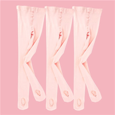 Wholesale Ballet Tights 60D Convertible Ballet Stockings Woman Ballet Dance Leggings Seamless Pantyhose With Hole