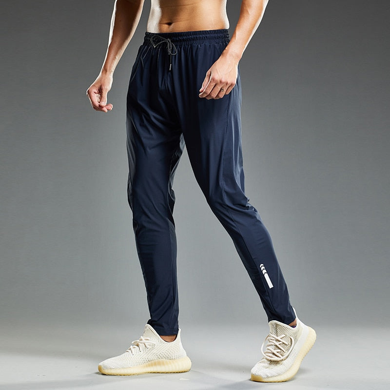 Summer Thin Men's Jogging Sweatpants Custom LOGO Running Sport Pants Elastic Shrink Leg Casual Outdoor Training Fitness Trousers
