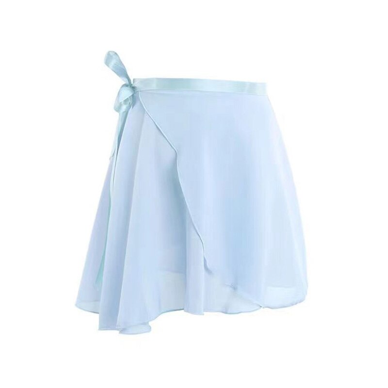 USHINE Ballet Dance Chiffon Skirt Pure Color Floral Print Practice Leotard Ballet Dance Dress Woman Children