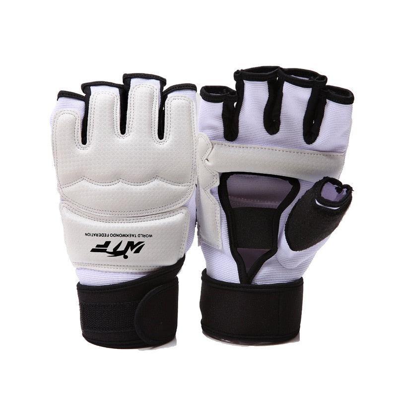 Taekwondo Gloves Foot Protector Taekwondo Shoes Foot Socks MMA WTF Adult Child Hand Foot Protector Half Finger Boxing Gloves