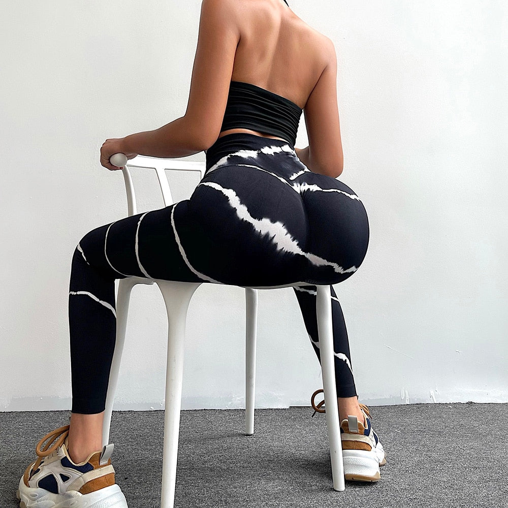 Seamless Yoga Pant High Elastic Sports Fitness Legging Women High Waist Gym Scrunch Butt Running Training Girl Tight