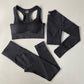 Fitness Women Yoga Set Seamless Sportswear Workout Sport Leggings+Top+Bra Gym Set Woman Gym Clothing Shorts Sets 2021 HOT